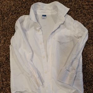 Old Navy White Shirt - Size 5T